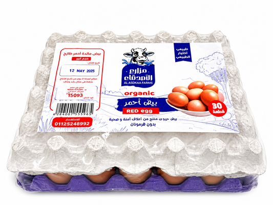 بيض احمر 30 قطعة